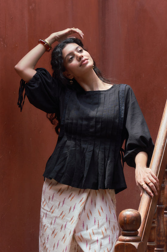 Tara Wrap Pants confetti ikat