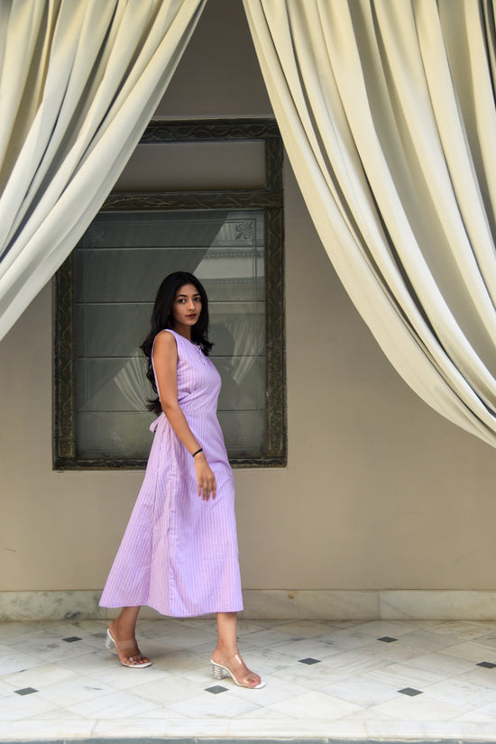 Leni Wrap Dress lilac