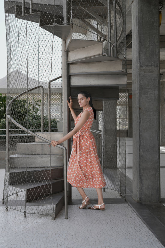 Luna Wrap Dress comet