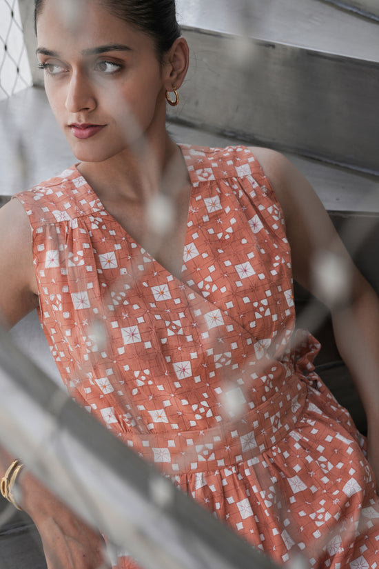Luna Wrap Dress comet