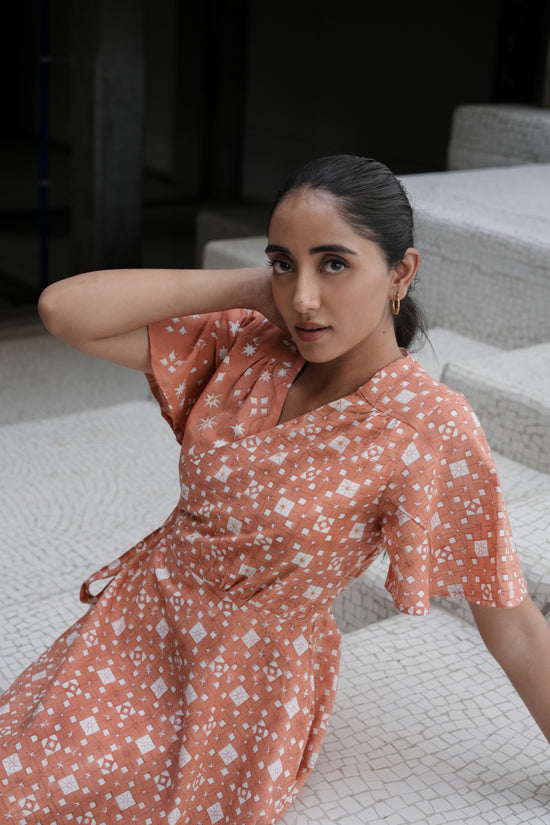 Priyal Wrap Dress comet