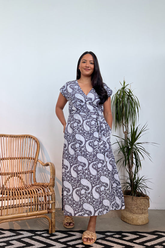 Kali Wrap Dress fig