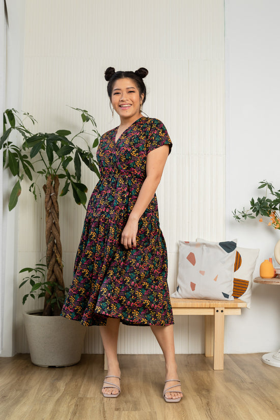 Tavi Wrap Dress bloom
