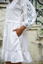 Diya Dress white