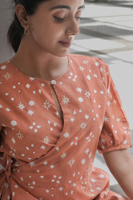 Isha Wrap Dress starlight