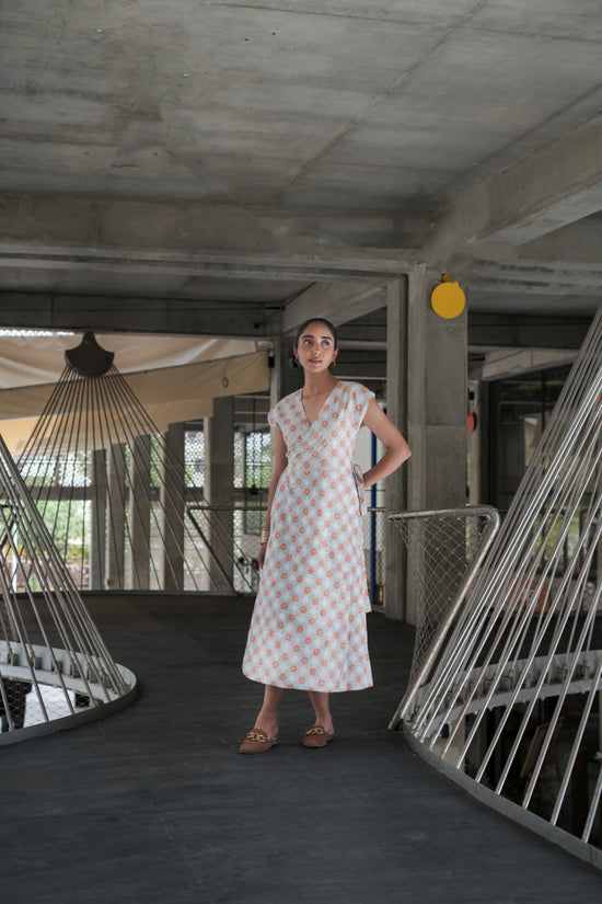 Kali Wrap Dress sunrise