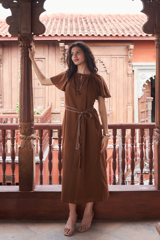 Rania Dress coffee
