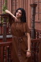 Rania Dress coffee