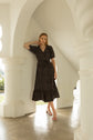 Ava Wrap Dress black