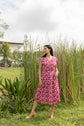 Ida Wrap Dress berry