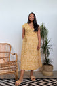 Kali Wrap Dress sunflower