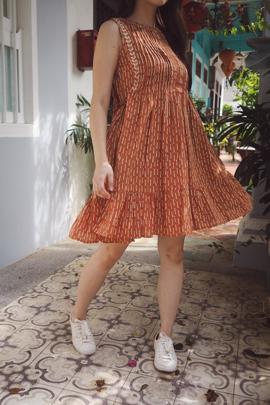 Lekha Dress terracotta