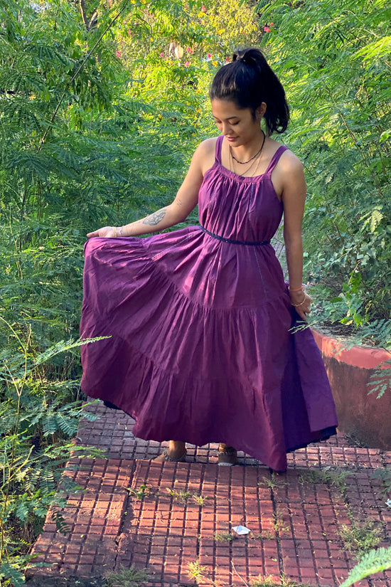 Zuri Reversible Maxi Navy Purple