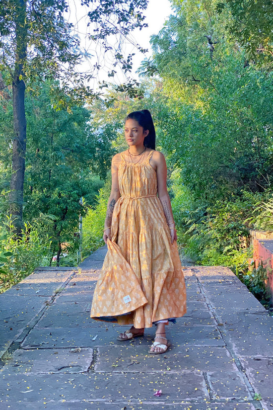Zuri Reversible Maxi Peach Blue