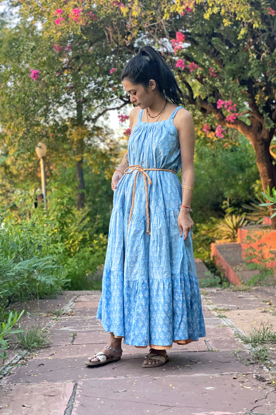 Zuri Reversible Maxi Peach Blue