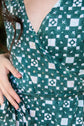 Kali Wrap Dress green